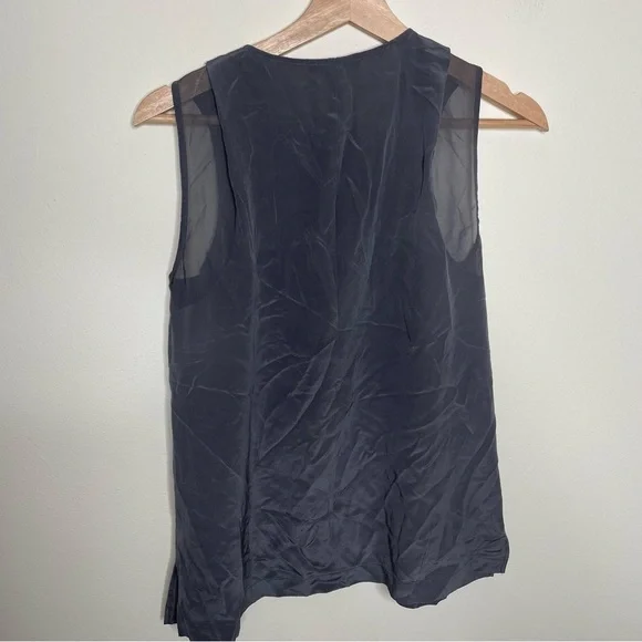 Madewell Composition Silk Tank charcoal xs - Picture 6 of 6